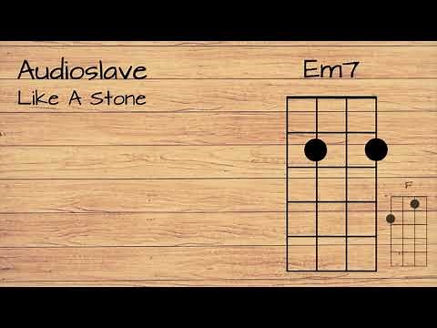 Audioslave - Like A Stone UKULELE TUTORIAL W/ LYRICS