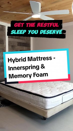 The best of both worlds. Inner springs for cushioning and memory foam for comfort. #mattress #mattressinabox #tiktokmademebuyit #tiktokfinds #musthaves #springreset #grwmchallenge #springsavings #bestmattress #creatorsearchinsights @ChosenItems
