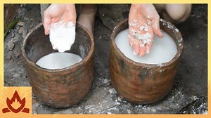 Polynesian arrowroot flour grinding and cooking the ancient way