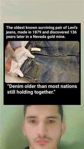 Oldest Ever Levi’s Jeans Found From 1879 in Nevada Gold Mine | Vintage History Revealed