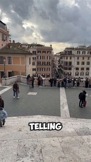 Navigating the Scalinata di Trinità dei Monti - a famous 18th-century Baroque monumental stairway consisting of 135 steps connecting Piazza di Spagna with the Trinità dei Monti church. Built between 1723 and 1725 @visitrome #fy #fyp #pov #travel #italy