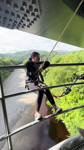 Bungee Jumping at Highland Fling in Scotland
