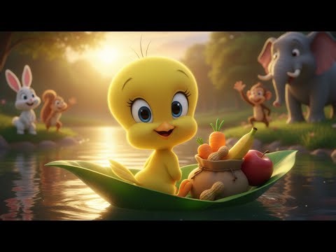 Tweety's Picnic Basket: A Wordless Cartoon About Sharing with Forest Friends