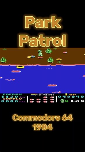 Park Patrol on the C64 🚣‍♂️🐍clean up the park, rescue swimmers, and dodge snakes in this quirky and colorful 8-bit action game! Nature’s never been this chaotic (or fun). #ParkPatrol #Commodore64 #C64Gaming #RetroAction #8bitGames