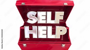 Self Help Tools Resources Words Toolbox Animation