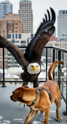 Eagle grabs cat… then chaos hits! 😱 Watch the wild rescue unfold #wildlife #nature #animals