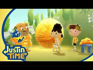 Justin Finds the Golden Yarn | Justin Time Season 2 Episode Clip