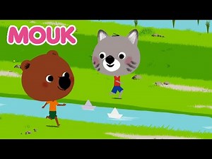 La Course de Bateaux en Papier ⛵ | MOUK Dessin animé Aventures