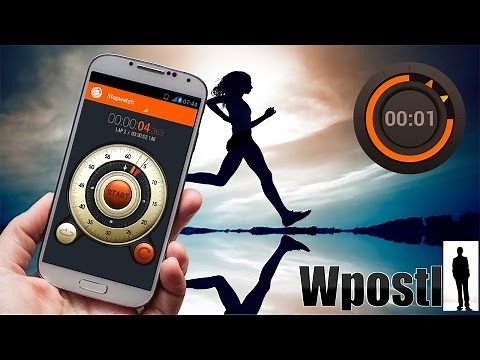 شرح تطبيق : Hybrid Stopwatch : ساعة كرونومتر توقيت ومؤقت مفيدة في الرياضة، الطبخ، والألعاب، والتعليم