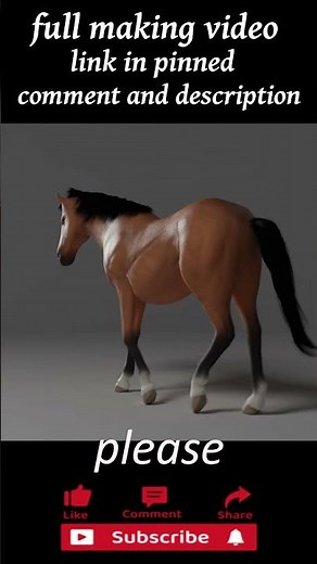 Horse walk | 3d horse | CGI horse
