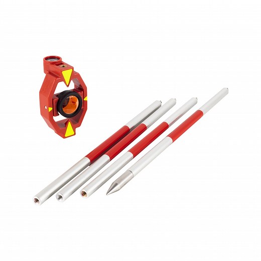 [Hot Item] GMP111 Mini Surveying Prism Set Including Pole with  17.5mm Constant Prism for Total Station