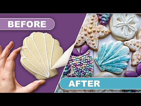 How to Make Little MERMAID Inspired Cookies