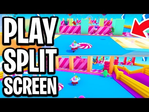 How To Play Split Screen on Fall Guys! (2 Player Split Screen - PS4/PS5/XBOX/PC)