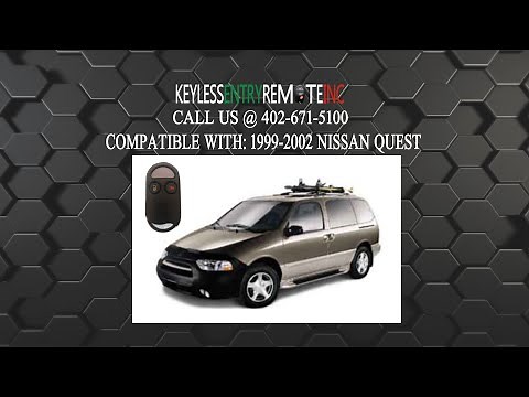 How To Replace Nissan Quest Key Fob Battery 1999 2000 2001 2002