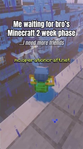 POV: Waiting for Bro's 2 WEEK MINECRAFT PHASE To Return… 💔 | #minecraftmeme #minecraft