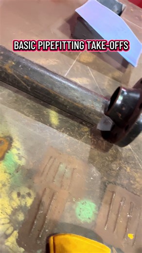 Pipefitting take-offs/take-outs #pipefitting #pipefitter #fabricator #welding #bluecollar