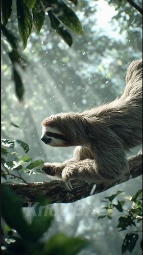 Unbelievable Sloth Facts You Never Knew! ✨ #SlothFacts #AnimalFacts #nature#AmazingAnimals #Shorts