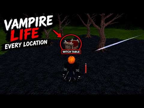 Every location in the new update in Vampire life | roblox