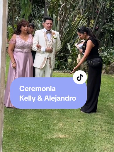 Una boda que tuvo de todo ✨ Así vivimos el gran día de Kelly y Alejandro 🤍 #weddingplanner #bodacristiana #jardin #bodastiktok #ceremonia