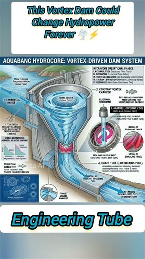 This Vortex Dam Could Change Hydropower Forever 🌪️⚡ #Hydropower #GreenEnergy #Engineering #Vortex
