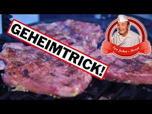 Make your own buttery tender neck steaks - A trick to tenderize meat - Grandpa Jochen's recipe