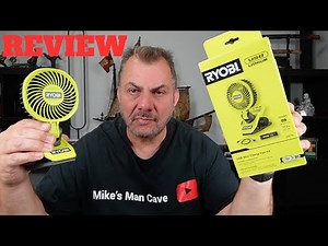 Ryoby Lithium USB Fan - Ryobi Personal Fan - Ryobi Camping Fan - Unboxing and Review