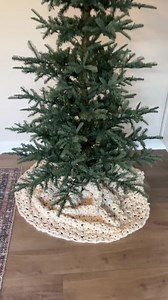 Snow Flurry Tree Skirt Crochet Pattern: Chunky Farmhouse Decor (video Tutorial) - Etsy