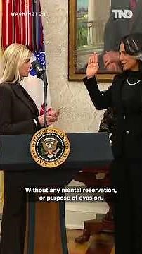 Tulsi Gabbard promises to 'restore trust' in national intelligence during swearing-in ceremony