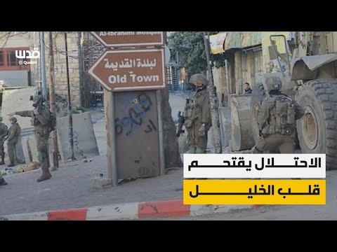 الاحتلال يقتحم منطقة باب الزاوية وسط الخليل