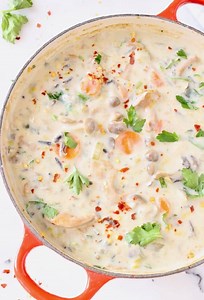 Vegan Wild Rice Mushroom Soup Recipe