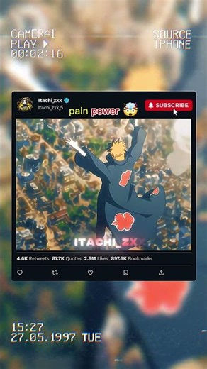 pain ⚡#makeuptransition #rezatito #pain #tepukkartu #naruto #bome #filterchallenge #narutoshippuden