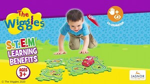 Something NEW!! The Wiggles motorised Big Red Car interactive track playset! Designed to encourage children to get creative while having fun and learning with their favourite Wiggles friends. This unique playset features a motorised Big Red Car that traces around the puzzle track. There are 50 combinations! Available at BIG W in-store & online now. Available here: https://bit.ly/WigglesMotorisedTrack Perfect to play with while you are listening to The Wiggles Choo, Choo Trains, Propeller Plans &