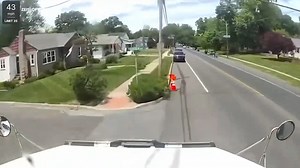 Shocking dashcam video shows the moment a dump truck takes out a utility pole and smashes into a home. Here's the full story: https://bit.ly/3YWJ2qG | LOCAL 12, WKRC-TV