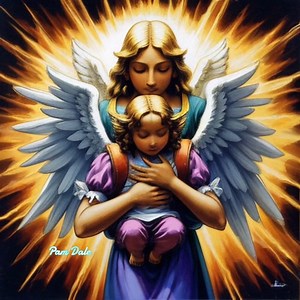 3K views · 153 reactions | Angel carrying a soul into heaven. | Pam's Gifs and Videos | Facebook