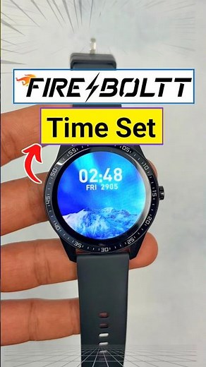 Fire Boltt Smart Watch Me Time Set Kaise Kare | How to Set Time in Fireboltt Smartwatch #shorts