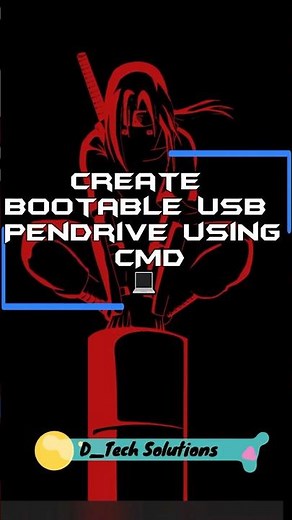 💻 Create Bootable USB Pendrive using CMD | 🔑 Bootable USB using CMD | Install Windows from USB