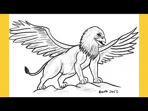 Cómo dibujar al grifo animal mitológico