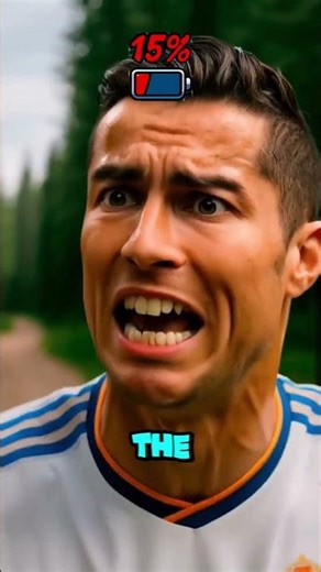 cristiano RONALDO HAS 1% BATTERY! 😱 #roblox
