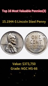 Top 16 Most Valuable Pennies (3) #coin #penny #coinvalue #coincollecting | HeritCoin