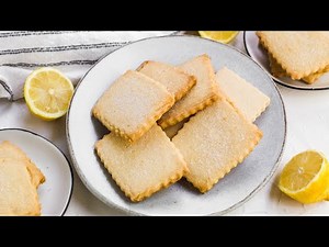 Easy Lemon Shortbread Cookie Recipe