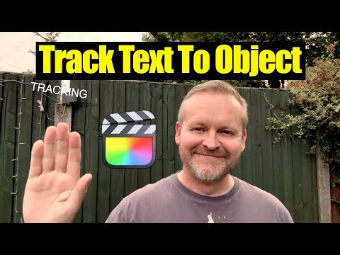Final Cut Pro Text Object Tracking Tutorial