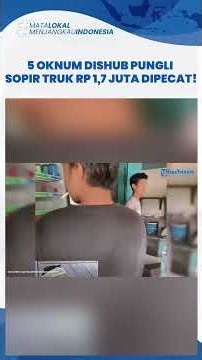 5 Oknum Dishub Kota Bekasi Akui Pungli Sopir Truk Rp1,7 Juta, Wali Kota Pastikan Dipecat