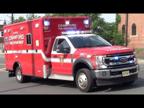 Cranford Fire Department EMS-1 Responding 6-11-25