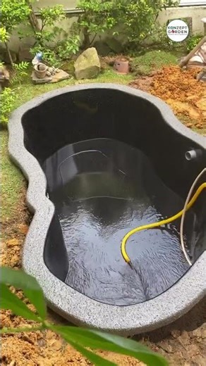 How do we install Fish Pond? #fishpond #installation #konzeptgarden