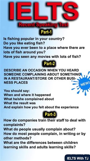 IELTS Recent Speaking Test Question May 2024 #IELTS2024 #SpeakingTest #Exam #ieltsspeaking #ieltspreparation #ieltsexam IELTS Recent Speaking Test Question May 2024: Comprehensive Guide and Tips The IELTS (International English Language Testing System) is a globally recognized test designed to assess the English language proficiency of non-native speakers. It plays a crucial role in educational, professional, and migration purposes across English-speaking countries. The IELTS Speaking test is a