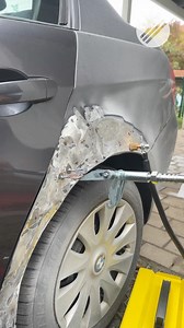 How to make a crashed car look like new again😱 #diy #cars #fblifestyle | Topspeedgermany