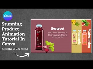 How to create product animation video in Canva - watch step by step tutorial #canva #animatedvideo