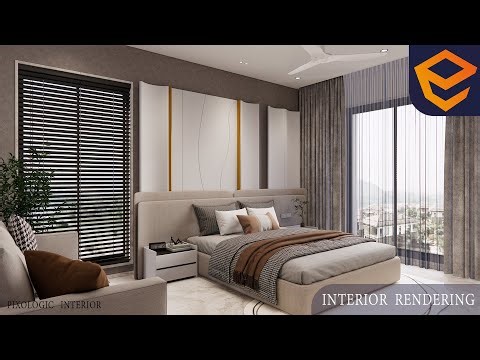 Luxury Bedroom Realistic Walkthrough | SketchUp + Enscape | Interior | Pixologic Interior