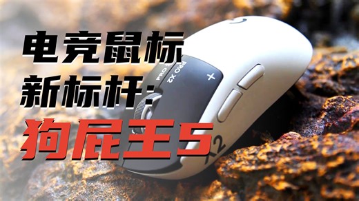 学生党也能冲的GPW5雪豹鼠标，轻到离谱还带精准追踪！