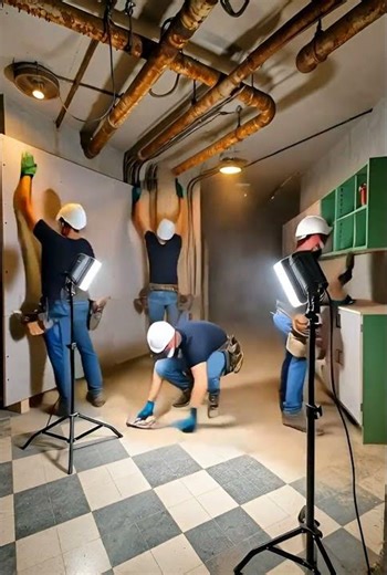 Turning an Old Bank Vault Into a Hidden Room #beforeandafter #interiordesign